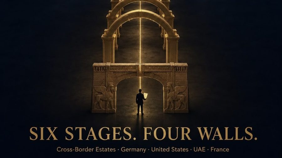 An Estate Is Divided in Four Countries. One Heir Is in None of the Files.