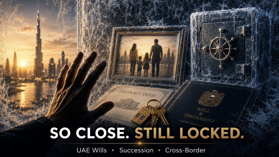 In the UAE, Your Family Doesn't Inherit Your Wealth. They Inherit a Frozen Account.