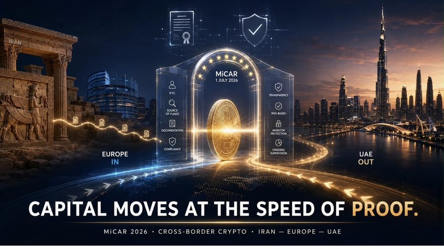 Crypto Capital Moves in Seconds. Since July 1, 2026, the Law Around It Moves with It.