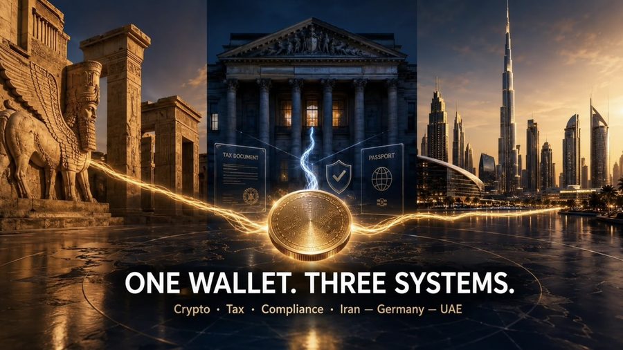 An Iranian-German Moves to Dubai with Crypto. Three Systems, One Wallet.