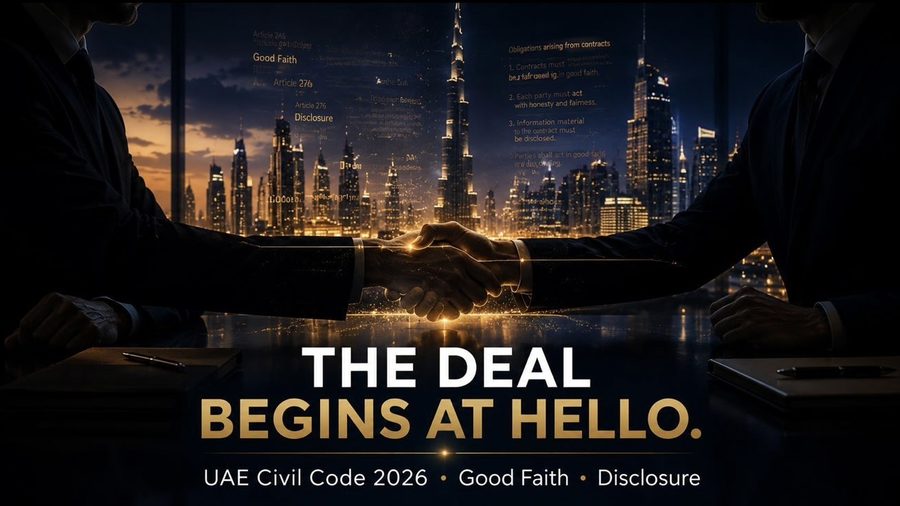 The UAE Just Rewrote the Rules of the Deal — Before It Is Even Signed